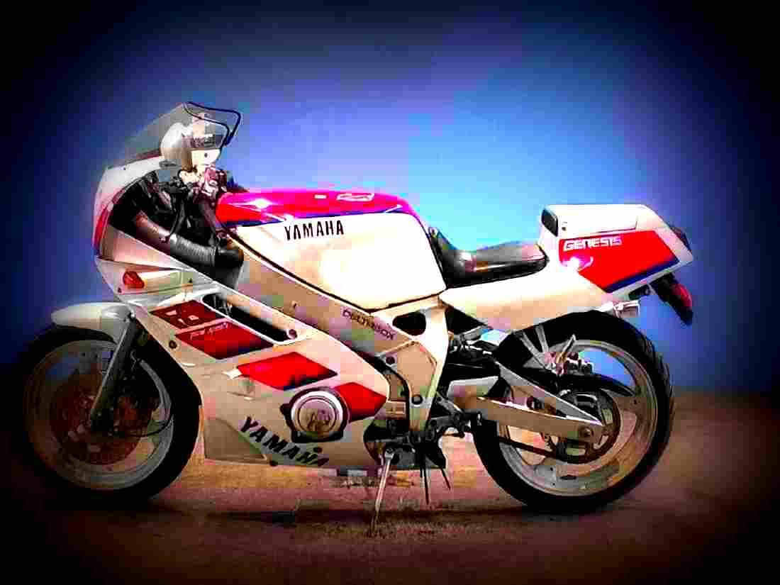 Yamaha FZR 400 RR 1990 6 motorbike A4 Photo Print