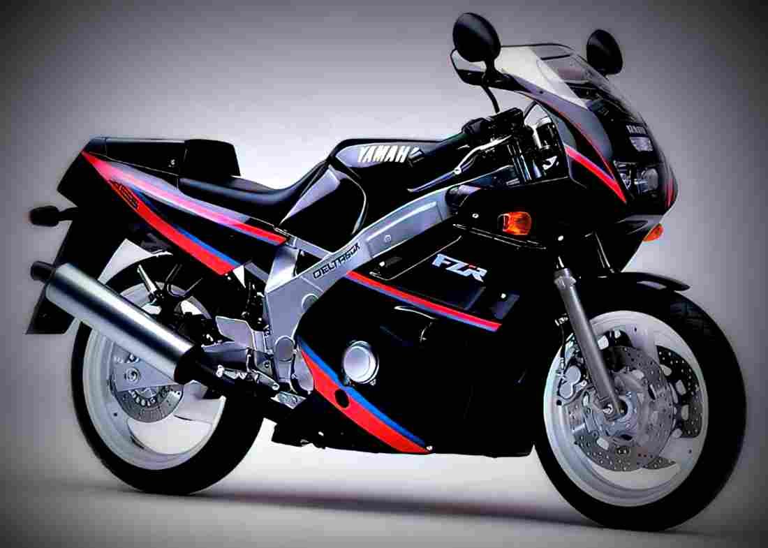 Yamaha FZR 600 1991 6 motorbike A4 Photo Print