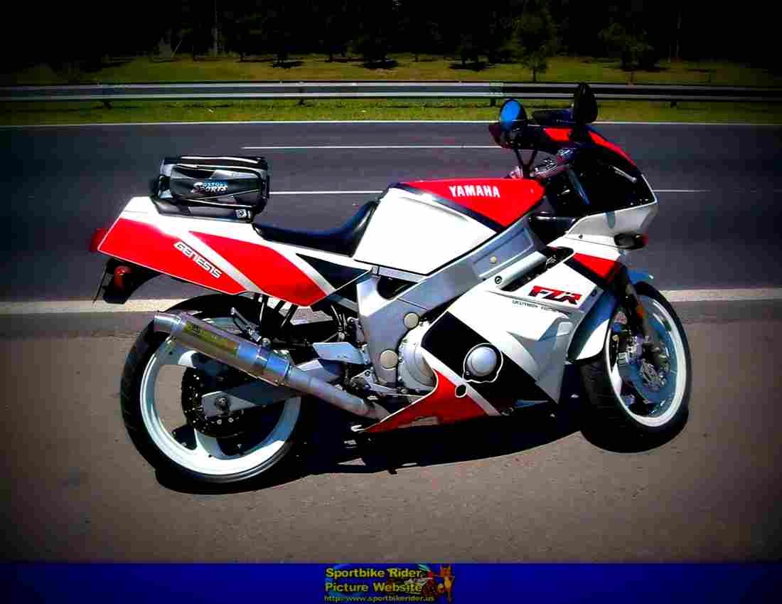 Yamaha FZR 600 1992 1 motorbike A4 Photo Print