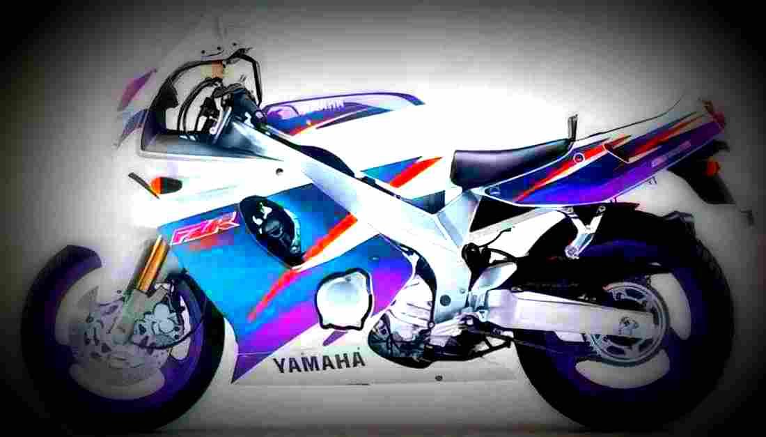 Yamaha FZR 600 R 1994 1 motorbike A4 Photo Print