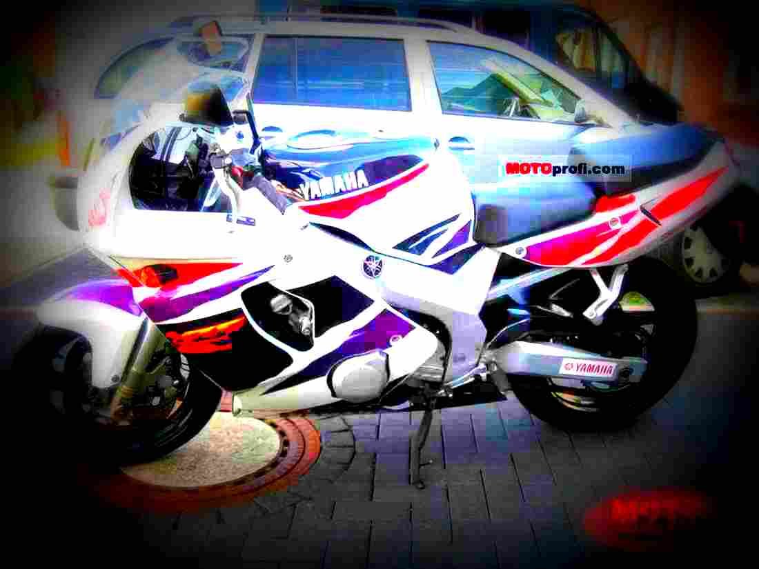 Yamaha FZR 600 R 1995 2 motorbike A4 Photo Print