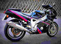 Yamaha FZR 750 Genesis 1988 3 motorbike A4 Photo Print