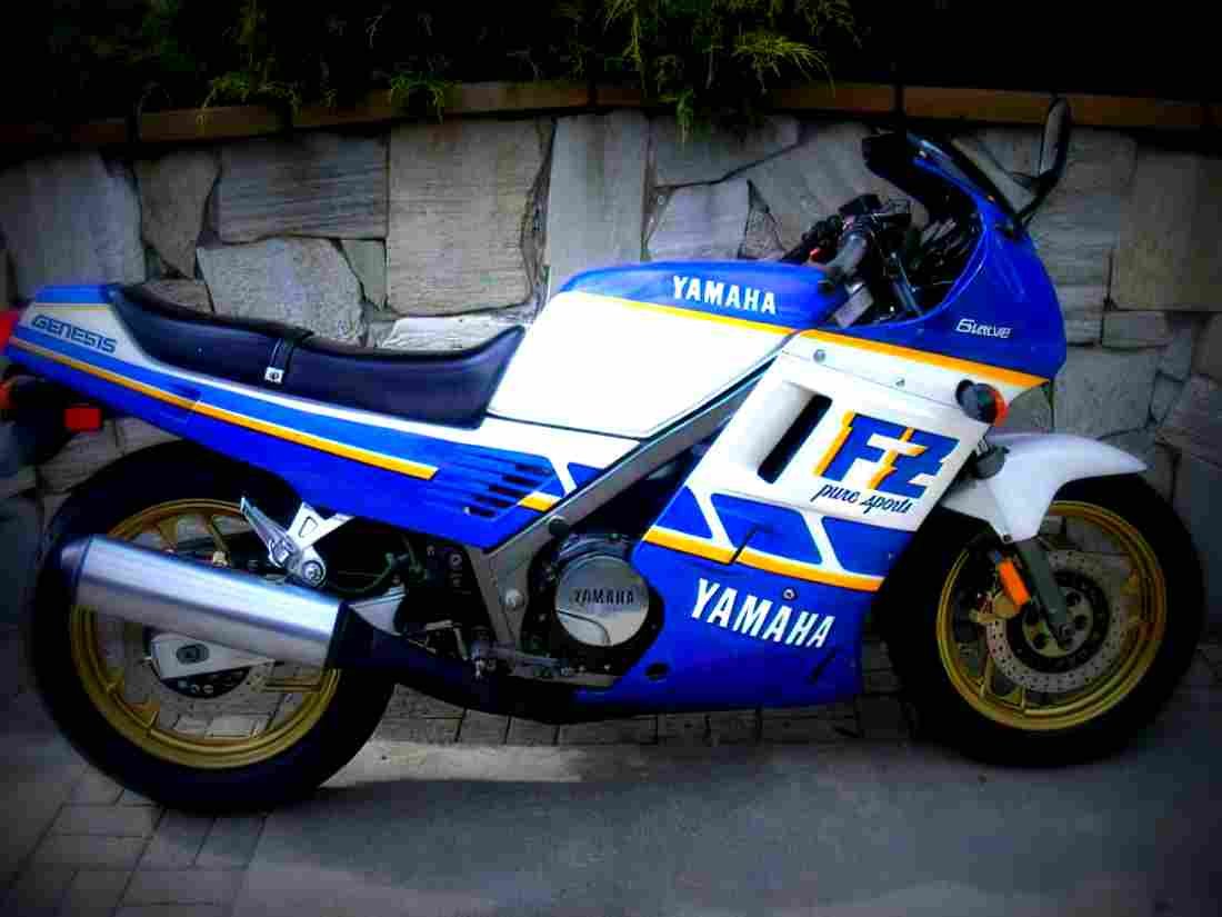 Yamaha FZR 750 Genesis 1988 4 motorbike A4 Photo Print