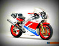 Yamaha FZR 750 R (reduced effect) 1990 2 motorbike A4 Photo Print