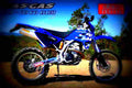 Yamaha FZR 750 R (reduced effect) 1990 6 motorbike A4 Photo Print