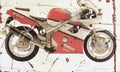 Yamaha FZR400RR 1992 Aged Vintage A4 Photo Print