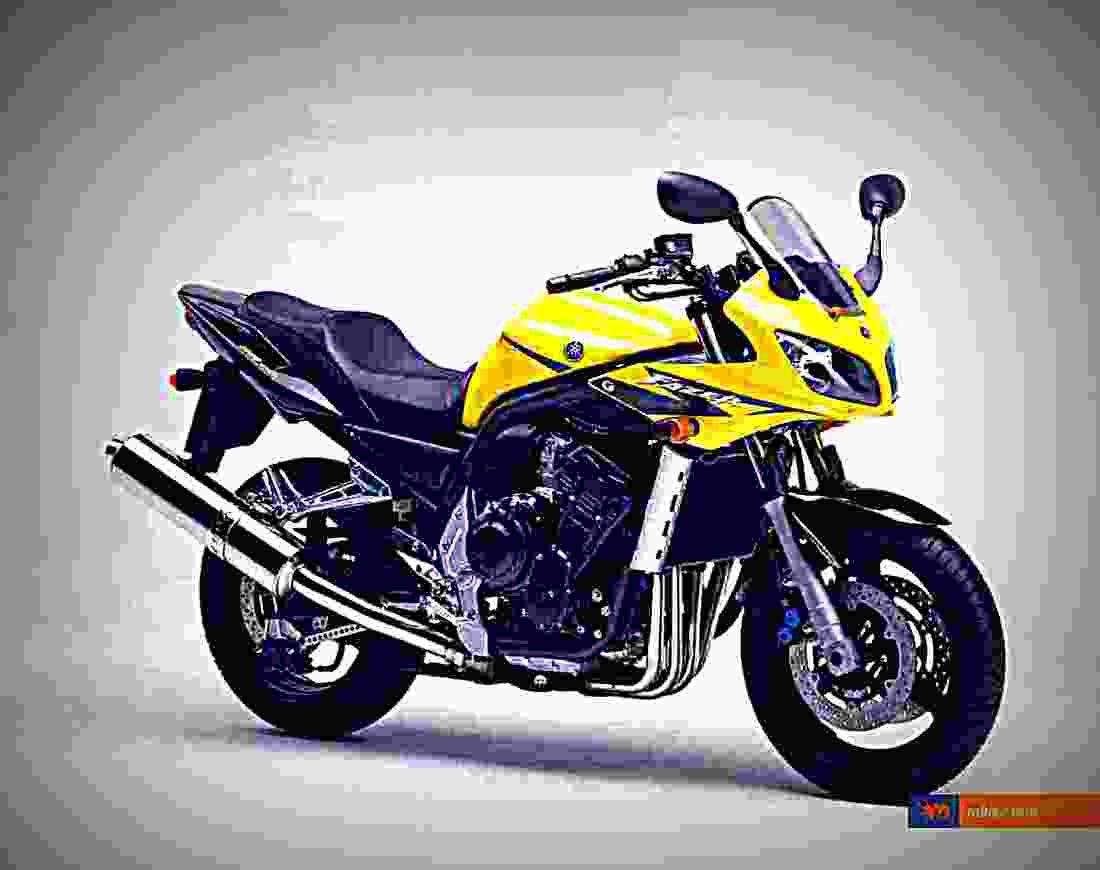 Yamaha FZS 1000 Fazer 2003 4 motorbike A4 Photo Print