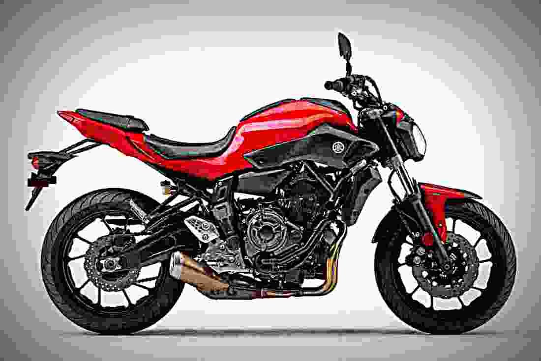 Yamaha FZS 2017 2 motorbike A4 Photo Print