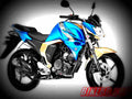Yamaha FZS FI 2017 1 motorbike A4 Photo Print