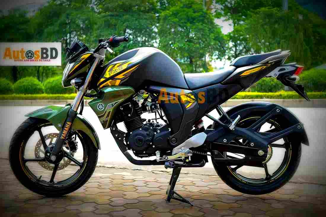 Yamaha FZS FI 2017 3 motorbike A4 Photo Print