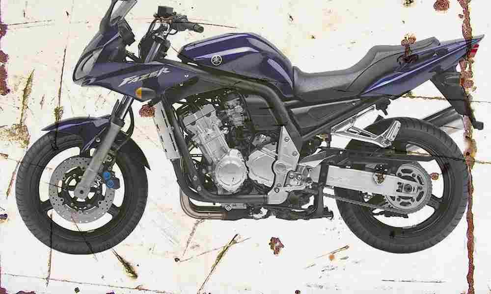Yamaha FZS1000 Fazer 2003 Aged Vintage A4 Photo Print