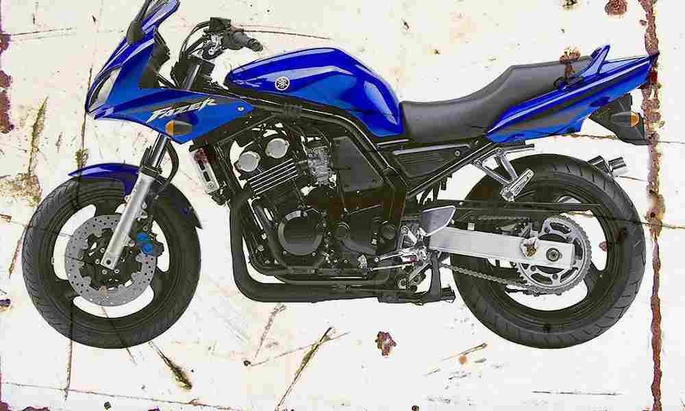 Yamaha FZS600 Fazer 2003 Aged Vintage A4 Photo Print