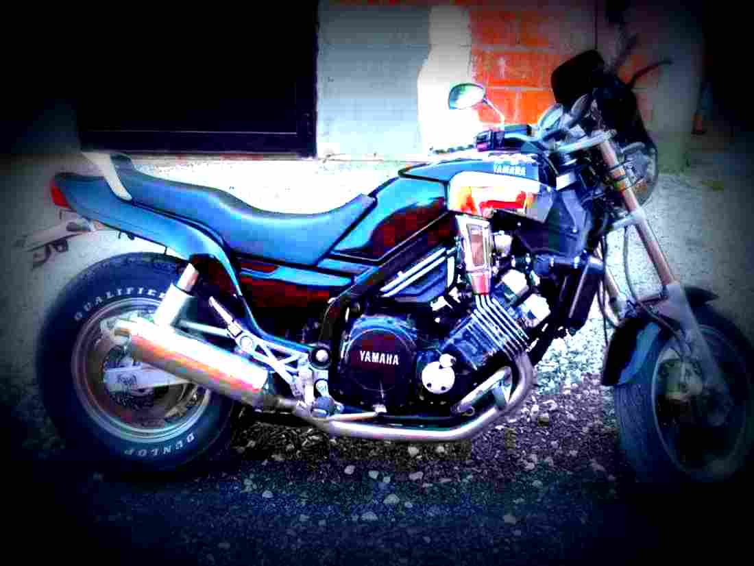 Yamaha FZX 750 1987 5 motorbike A4 Photo Print
