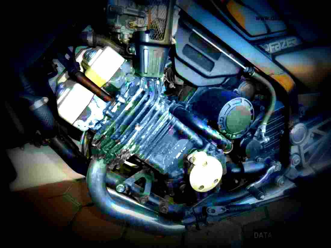 Yamaha FZX 750 1988 2 motorbike A4 Photo Print