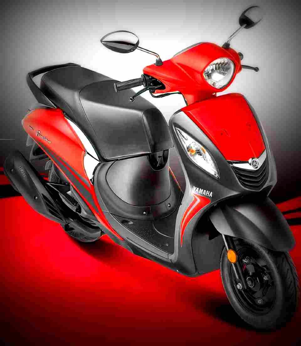 Yamaha Fascino 2017 2 motorbike A4 Photo Print