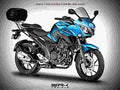 Yamaha Fazer 2017 2 motorbike A4 Photo Print
