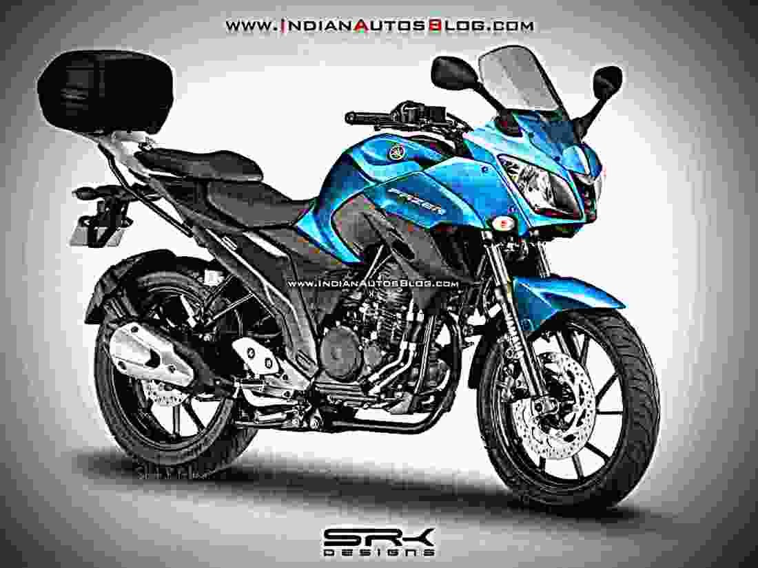 Yamaha Fazer 2017 2 motorbike A4 Photo Print