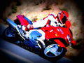 Yamaha GTS 1000 1996 3 motorbike A4 Photo Print