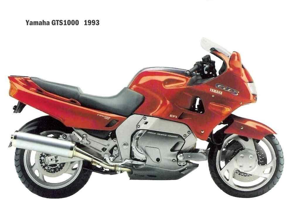 Yamaha GTS1000 1993 motorbike A4 Photo Print