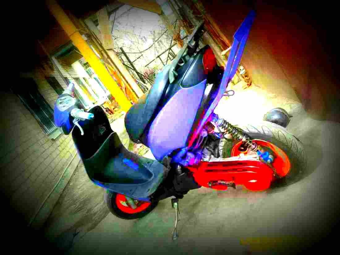 Yamaha Jog ZR Jog ZR 6 motorbike A4 Photo Print