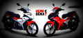 Yamaha Jupiter MX 150 2017 4 motorbike A4 Photo Print