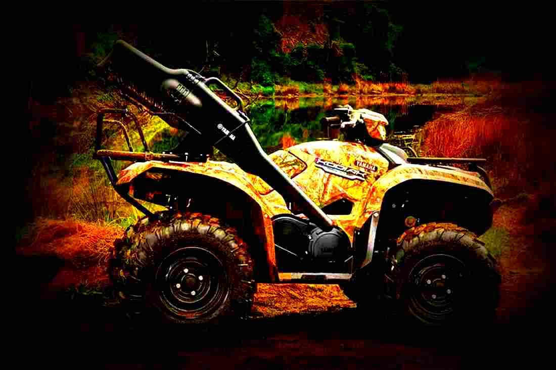 Yamaha Kodiak 700 2017 3 motorbike A4 Photo Print