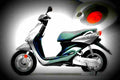 Yamaha MBK MBK Booster 100 3 motorbike A4 Photo Print