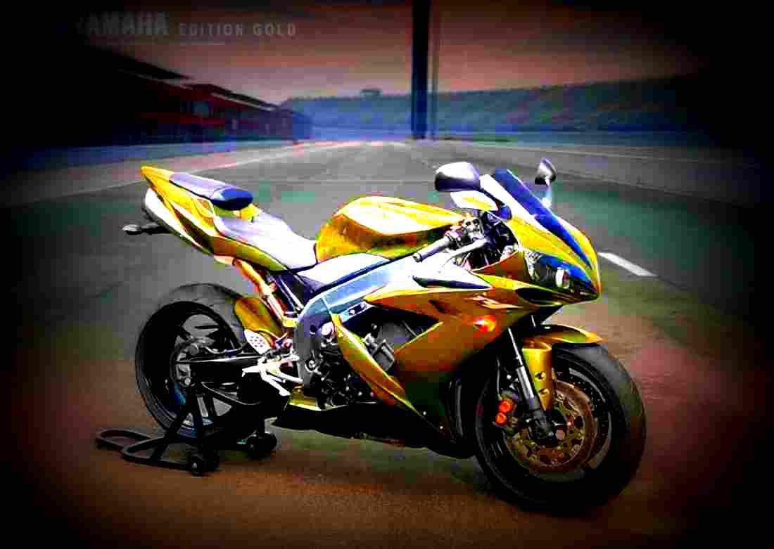 Yamaha MT 01 2004 6 motorbike A4 Photo Print