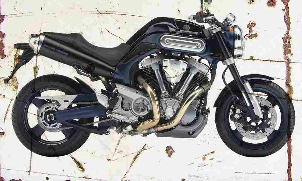 Yamaha MT 01 2005 Aged Vintage A4 Photo Print