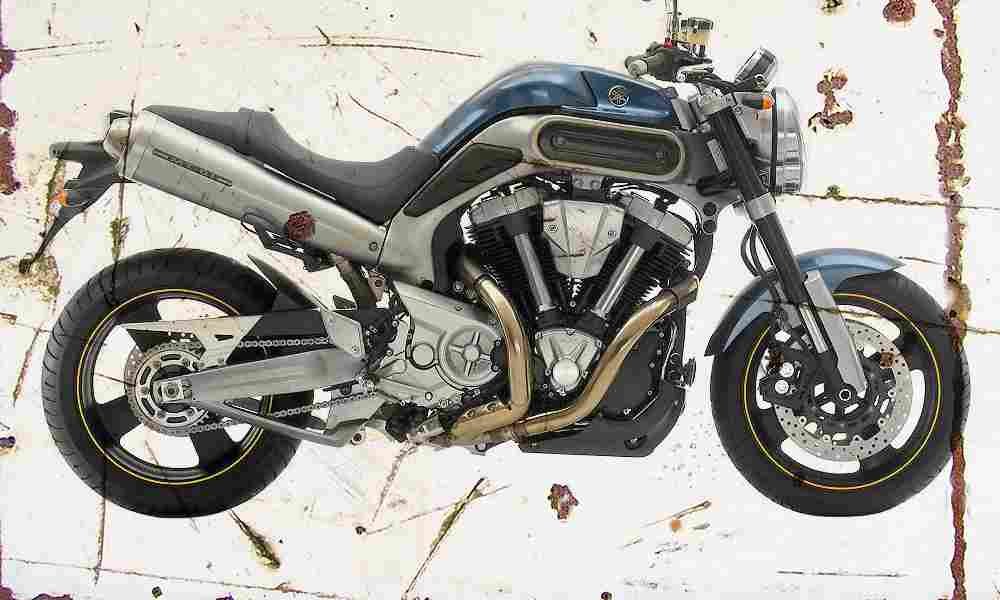 Yamaha MT 01 2006 Aged Vintage A4 Photo Print