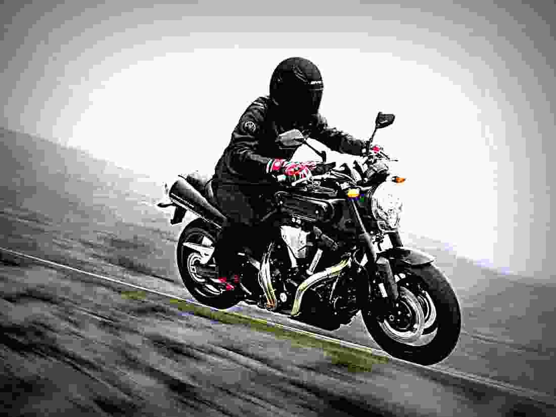 Yamaha MT 01 2009 2 motorbike A4 Photo Print