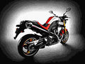 Yamaha MT 01 2009 4 motorbike A4 Photo Print