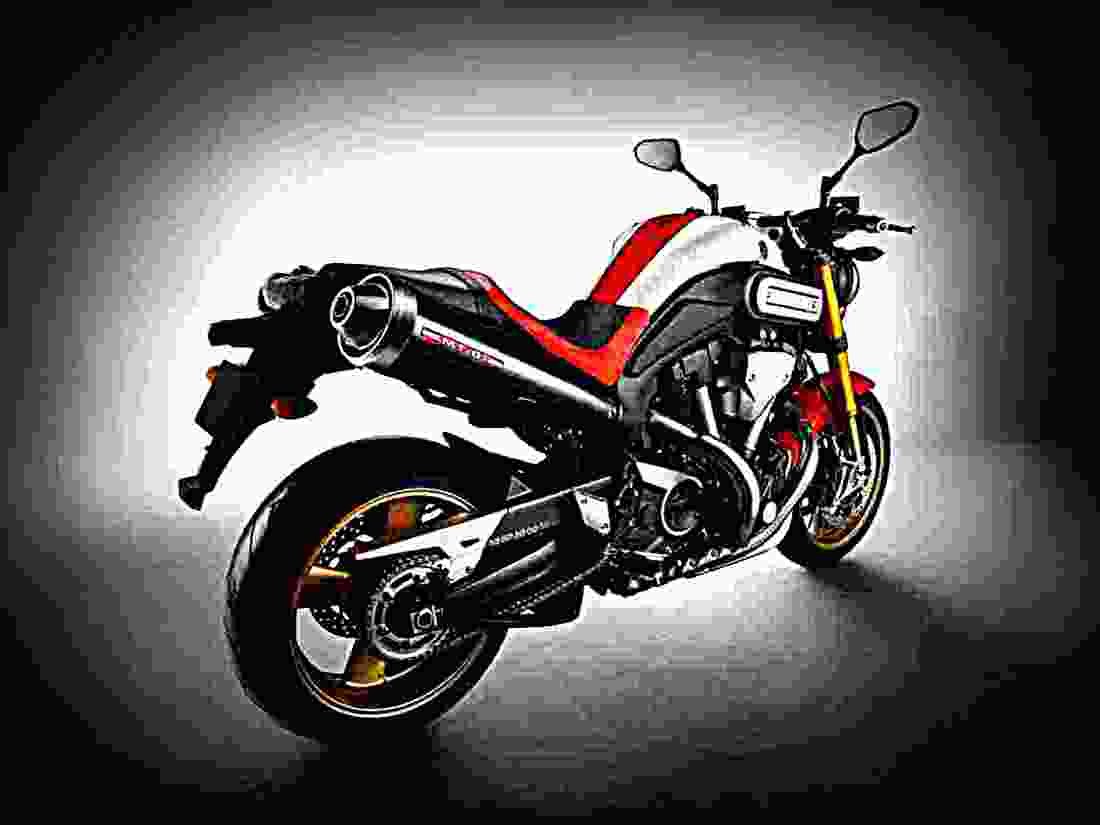 Yamaha MT 01 2009 4 motorbike A4 Photo Print