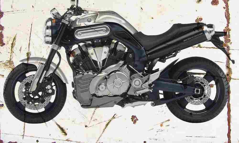 Yamaha MT 01 L 2005 Aged Vintage A4 Photo Print