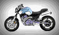 Yamaha MT 03 2004 1 motorbike A4 Photo Print