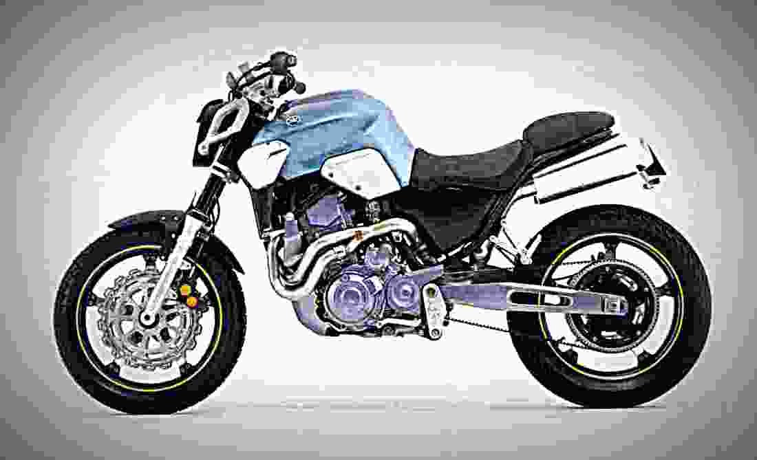 Yamaha MT 03 2004 1 motorbike A4 Photo Print