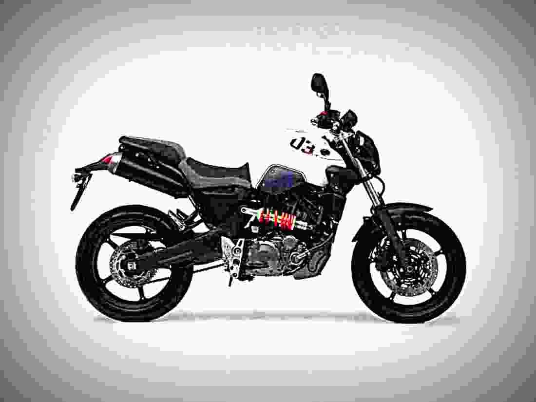 Yamaha MT 03 2004 6 motorbike A4 Photo Print