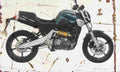 Yamaha MT 03 2006 Aged Vintage A4 Photo Print