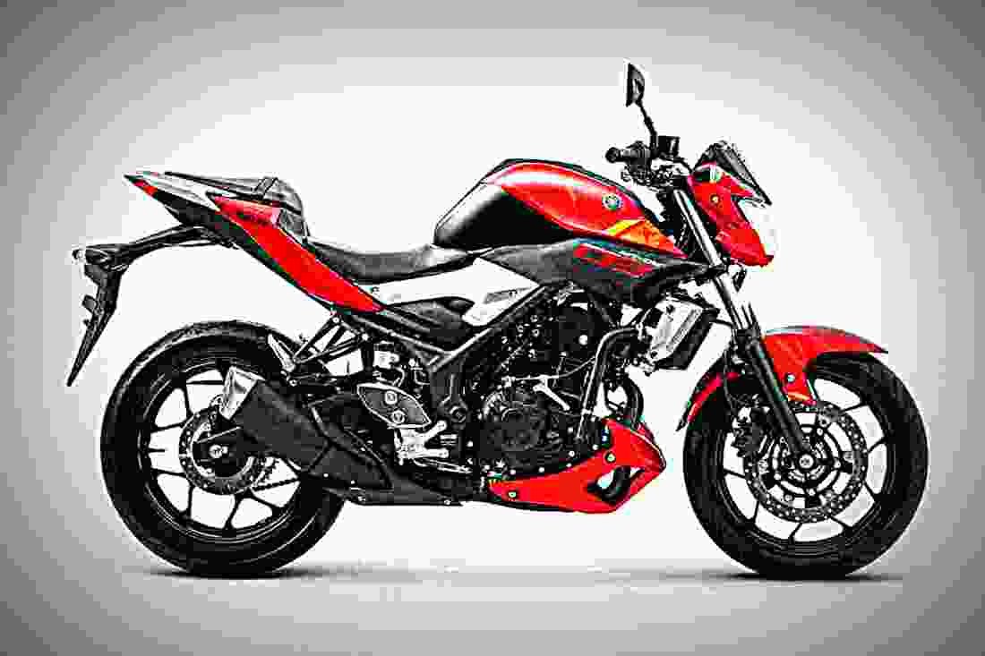 Yamaha MT 03 2017 1 motorbike A4 Photo Print