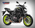 Yamaha MT 07 2018 1 motorbike A4 Photo Print