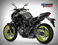 Yamaha MT 07 2018 2 motorbike A4 Photo Print