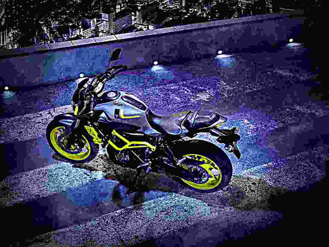 Yamaha MT 07 Moto Cage 2017 2 motorbike A4 Photo Print