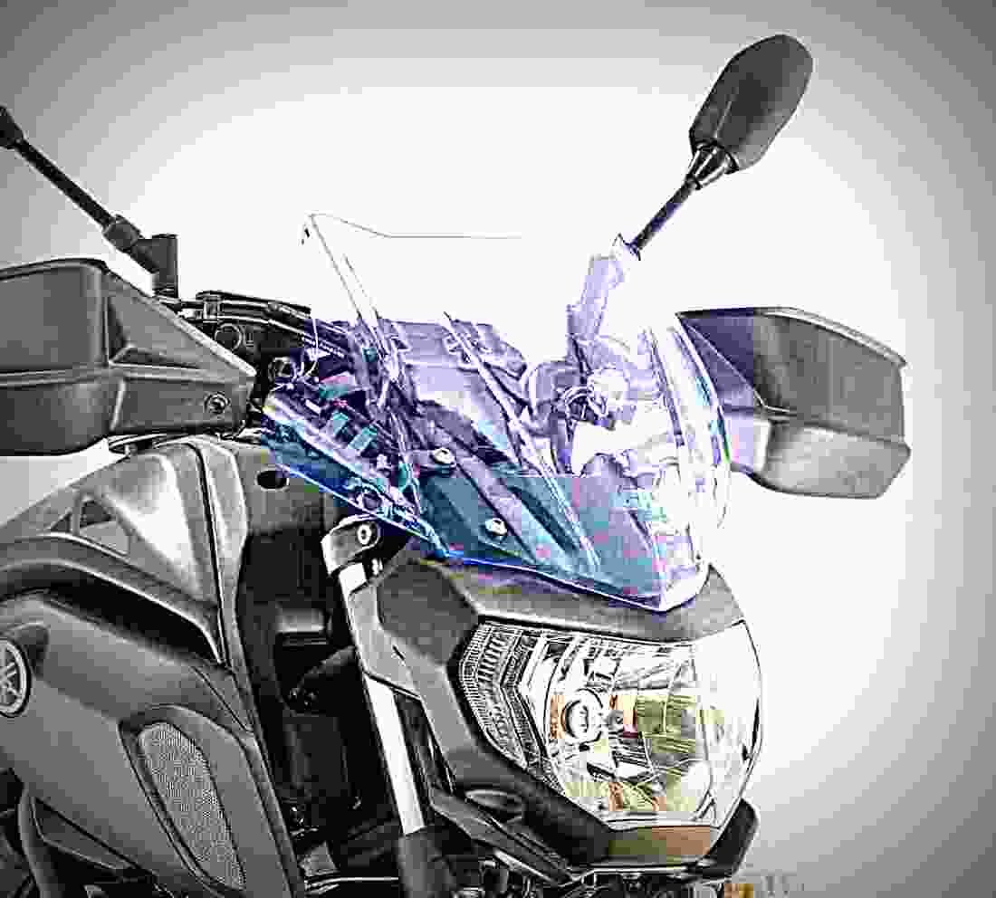 Yamaha MT 07 TR 2018 4 motorbike A4 Photo Print