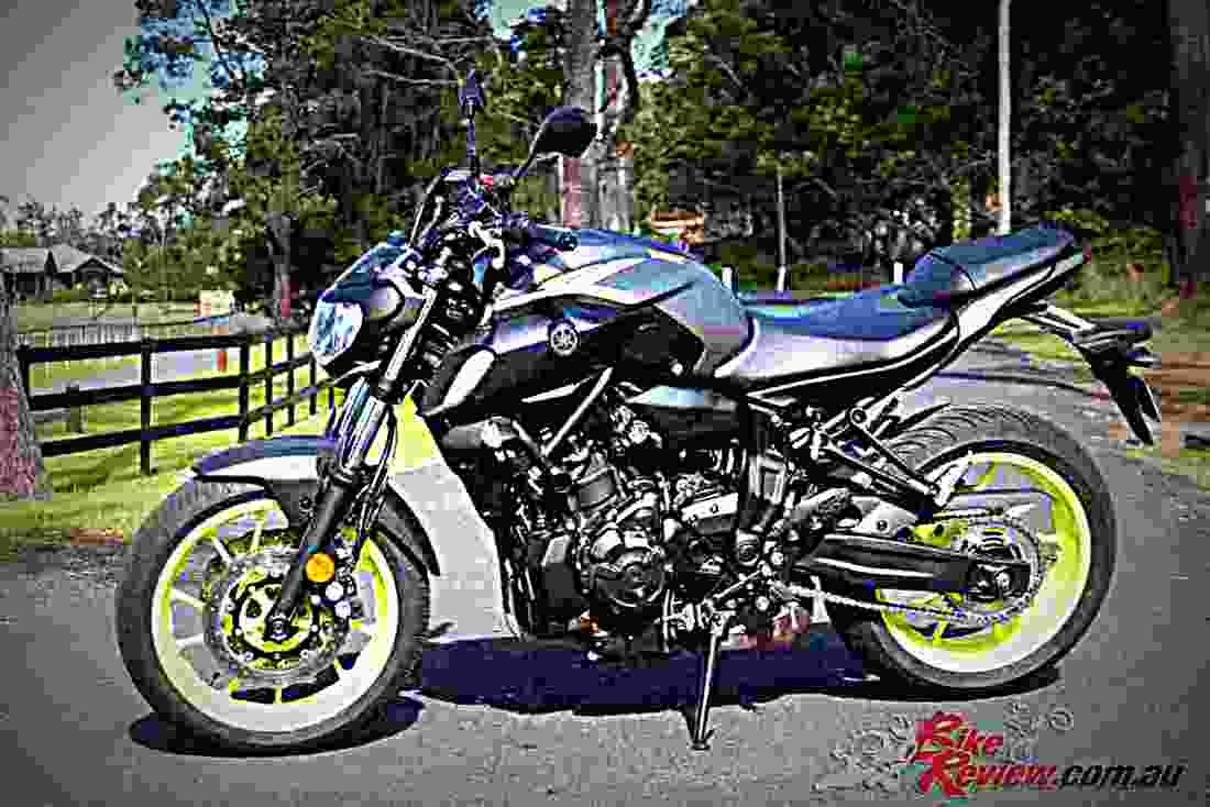 Yamaha MT 07HO 2018 2 motorbike A4 Photo Print