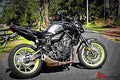 Yamaha MT 07HO 2018 3 motorbike A4 Photo Print
