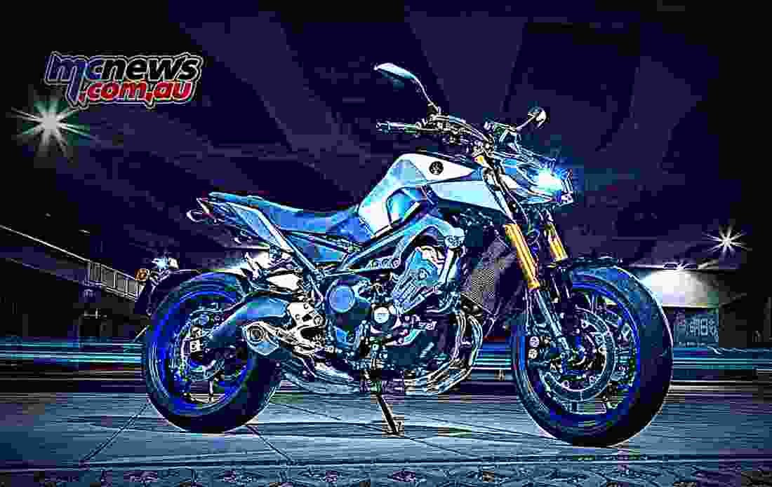 Yamaha MT 09 SP 2018 1 motorbike A4 Photo Print