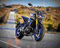 Yamaha MT 09 SP 2018 4 motorbike A4 Photo Print