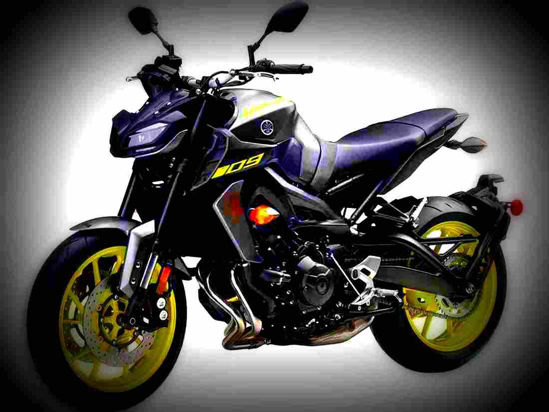 Yamaha MT 09 TR 2018 2 motorbike A4 Photo Print