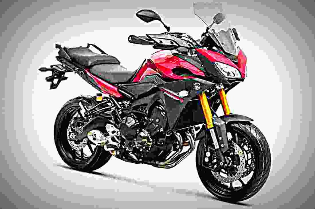 Yamaha MT 09 Tracer 2018 2 motorbike A4 Photo Print