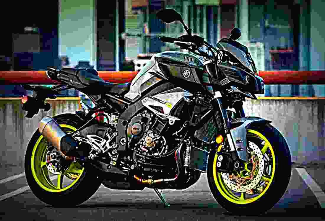 Yamaha MT 10 2017 2 motorbike A4 Photo Print